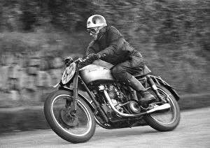 Ken Buckmaster (Triumph) 1956 Senior Manx Grand Prix