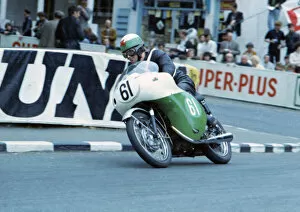 Images Dated 27th September 2019: Ken Finney (Honda) 1965 Lightweight TT