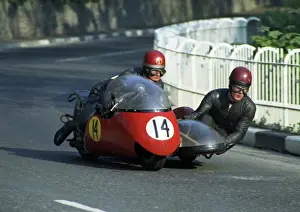 Ken Graham & G J Sewell (Triumph) 1969 750 Sidecar TT