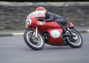 1972 Junior Manx Grand Prix Collection: Ken Huggett (Lawton Aermacchi) 1972 Junior Manx Grand Prix