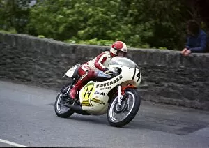 Images Dated 9th August 2016: Ken Huggett (Maxton Yamaha) 1974 Senior TT