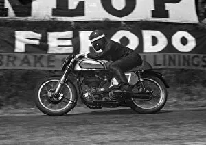 Images Dated 10th May 2018: Ken Mudford (Norton) 1953 Senior TT