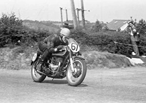 Images Dated 29th June 2022: Ken Tostevin (Matchless) 1955 Lightweight Ulster Grand Prix