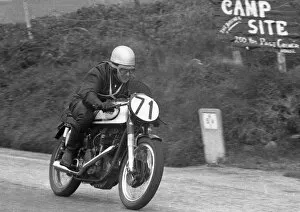 Images Dated 11th October 2020: Ken Tully (Norton) 1956 Junior TT