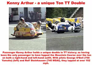Images Dated 13th October 2019: Kenny Arthur -a unique Ton TT Double