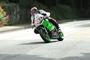 Images Dated 28th August 2013: Kenny Hinck (Kawasaki) 2013 Newcomers Manx Grand Prix