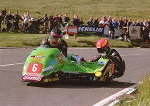 Kenny Howles Gallery: Kenny Howles & Doug Jewell (Ireson Mistral) 1999 Sidecar TT