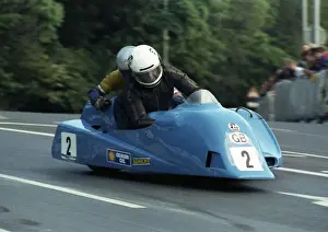 Kenny Howles & Steve Pointer (Ireson Yamaha) 1989 Sidecar TT