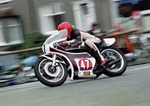 Images Dated 11th March 2019: Kenny Pinks (Yamaha) 1980 Newcomers Manx Grand Prix