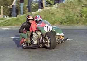 Images Dated 14th January 2022: Kevin Ashworth & Alan Cowley (Jay-Cee Honda) 1982 Sidecar TT