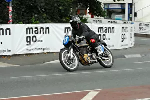 Images Dated 24th August 2013: Kevin Miller (AJS) 2013 Classic TT Parade Lap