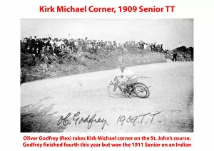 Images Dated 2nd October 2019: Kirk Michael Corner, 1909 Senior TT