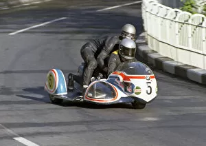 Images Dated 7th October 2020: Klaus Enders & Ralf Englehardt (BMW) 1973 750 Sidecar TT
