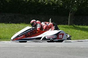 Images Dated 31st March 2022: Klaus Klaffenock & Christian Parzer (Honda) 2005 Sidecar TT