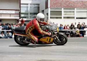 Images Dated 11th July 2019: Klaus Klein (Suzuki) 1984 Senior TT