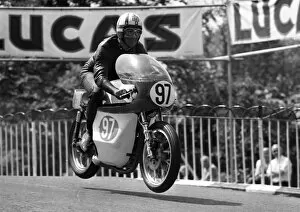 Images Dated 26th January 2018: Lance Weil (AJS) 1967 Junior TT