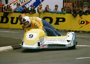 Images Dated 29th June 2019: Lars Schwartz & Leif Gustavsson (Ireson Yamaha) 1988 Sidecar TT