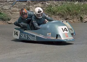Lars Schwartz & Leif Gustavsson (Ireson Yamaha) 1986 Sidecar TT