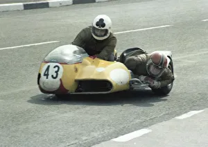 Images Dated 18th September 2020: Lars Schwartz & Leif Gustavsson (LGMV Konig) 1980 Sidecar TT