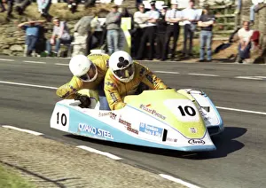 Lars Schwartz & Leif Gustavsson (LGMV Yamaha) 1989 Sidecar TT