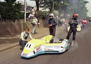 Images Dated 4th July 2021: Lars Schwartz & Leif Gustavsson (LGMY Ireson) 1987 Sidecar TT
