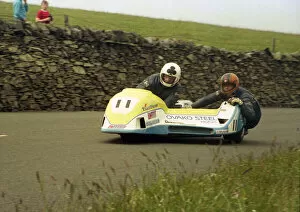 Images Dated 4th July 2021: Lars Schwartz & Leif Gustavsson (LGMY Ireson) 1987 Sidecar TT
