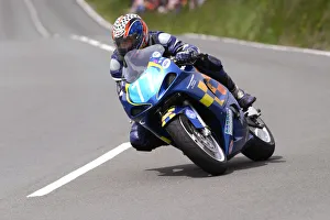 Images Dated 30th June 2022: Laurent Astier (Suzuki) 2004 Junior TT