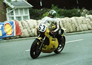 Images Dated 9th March 2019: Bill Lawrance (Sunoco Kawasaki) 1980 Classic TT