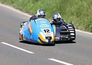 Images Dated 26th July 2022: Lee Crawford & Scott Hardie (Suzuki LCR) 2022 Sidecar TT