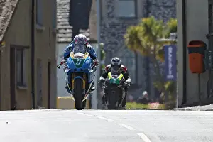 Aprilia Prints: Lee Johnston (Aprilia) and Stefano Bonetti (Aprilia) 2022 Supertwin TT