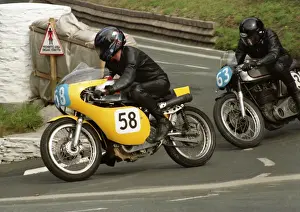 1996 Junior Classic Manx Grand Prix Prints: Len Clutterbuck (Seeley 7R) & Rob Wingrave (Norton) 1996 Junior Classic Manx Grand Prix