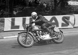 Images Dated 12th August 2016: Len King (Triumph) 1953 Senior Clubman TT