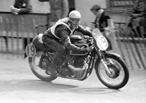 Matchless Prints: Len Lewis (Matchless) 1957 Senior Newcomers Manx Grand Prix