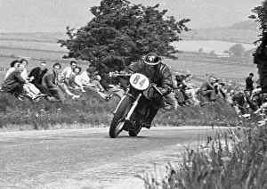 Images Dated 12th April 2020: Len Perry (Norton) 1951 Junior TT