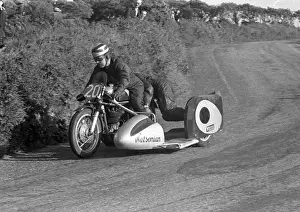 Len Taylor & Peter Glover (Norton Watsonian) 1954 Sidecar TT