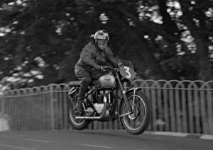 Images Dated 12th May 2023: Leo Starr Triumph 1949 Senior Clubman TT Practice