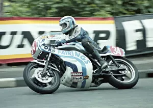 Images Dated 19th July 2020: Les Burgan (Oxford Fairings Kawasaki) 1981 Formula One TT