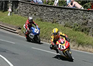 Dan Stewart Gallery: Les Shand (Honda) and Dan Stewart (Suzuki) 2006 Superbike TT