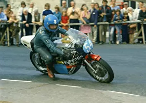 Images Dated 5th April 2019: Les Trotter (Egerton Yamaha) 1975 Junior Manx Grand Prix
