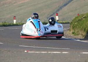 Images Dated 29th May 2018: Lewis Blackstock & Patrick Rosney (LCR Honda) 2018 Sidecar TT