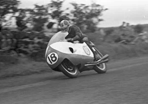 Images Dated 20th December 2021: Libero Liberati (Gilera) 1957 Senior Ulster Grand Prix