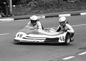 Lionel Fantom & Amanda Fantom (Yamaha) 1985 Sidecar TT
