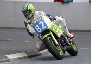 Liz Skinner (Kawasaki) 1990 Junior Manx Grand Prix