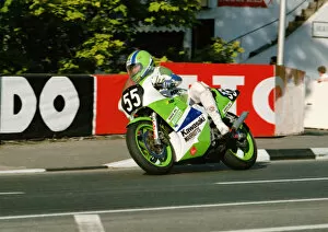 Liz Skinner (Kawasaki) 1991 Supersport 400 TT