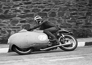 Images Dated 13th August 2016: Bill Lomas (Guzzi) 1955 Junior TT