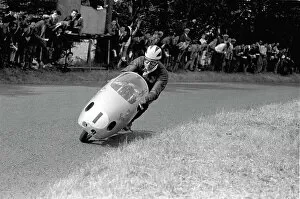 Bill Lomas Gallery: Bill Lomas (MV) 1955 Lightweight Ulster Grand Prix