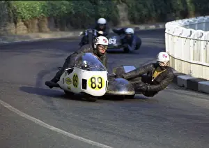 M Wharton-Harrison & M Raistrick (BSA) 1971 750 Sidecar TT