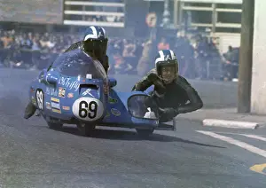 1973 500 Sidecar Tt Prints: Mal White & Phil Oliver (Tri-fly Triumph) 1973 500 Sidecar TT