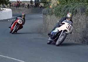 1969 Southern 100 Prints: Malcolm Cox (Kawasaki) and Cyril Luton (Ducati) 1969 Southern 100