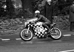 Images Dated 18th October 2019: Malcolm McGarrity (Norton) 1965 Senior Manx Grand Prix